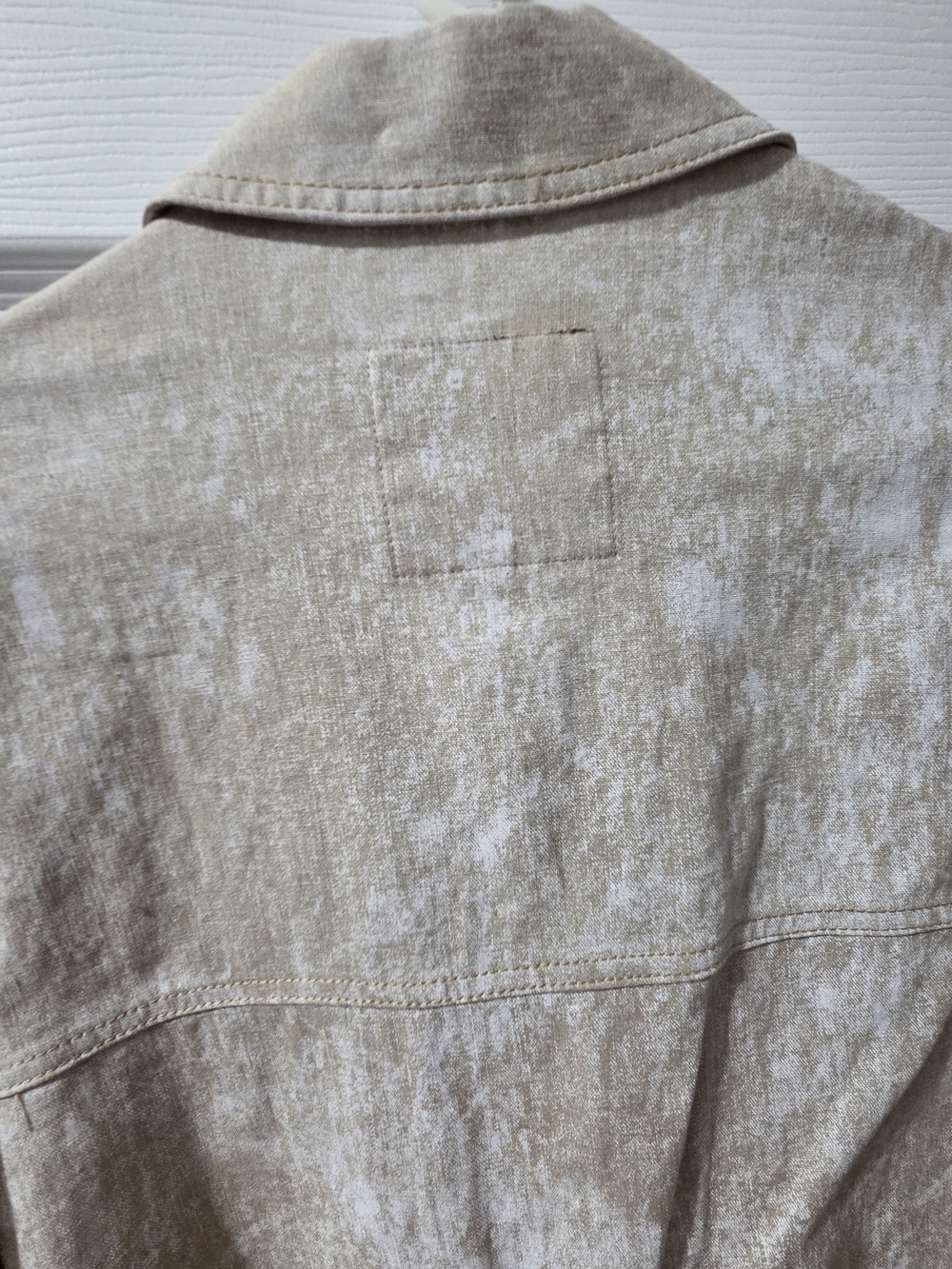 Zara Women's Beige Button-Down Shirt
